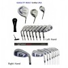 AGXGOLF Mens Left or Right XS-OS1 Complete Golf Set Graphite Woods with SAME LENGTH Steel Irons + Putter ALL SIZES; USA BILT